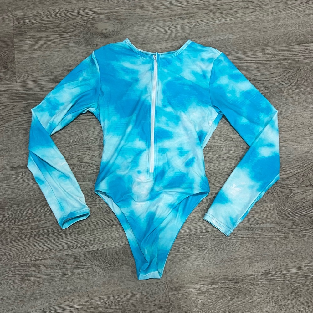 One piece rash guard recycled new suit